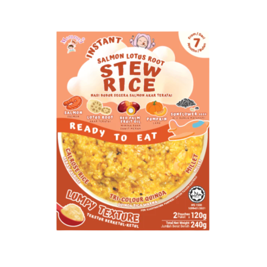 Picture of Baby Instant Stew Rice - Salmon Lotus Root 240g (120g x 2 ) [EXP : 18/09/2026]