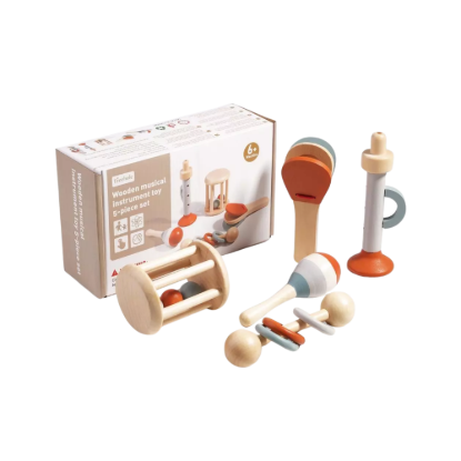 Picture of Wooden Musical Toy Set for Babies (5-Piece)