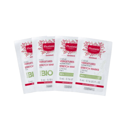 Picture of Stretch Marks Cream (5ml) + Organic Certified Stretch Marks Oil (3ml)