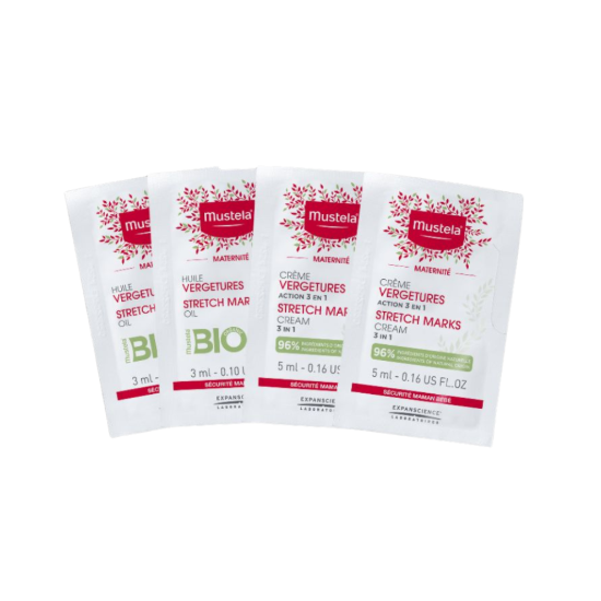 Picture of Stretch Marks Cream (5ml) + Organic Certified Stretch Marks Oil (3ml)