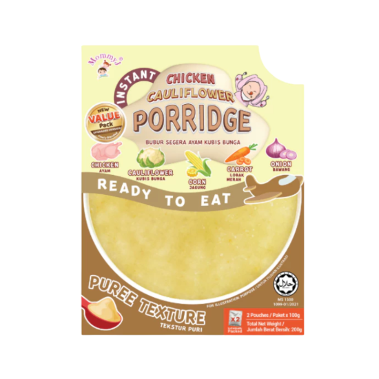 Picture of Instant Chicken Cauliflower Porridge 300g (3 pouches x 100g) [EXP : 24 October 2026]