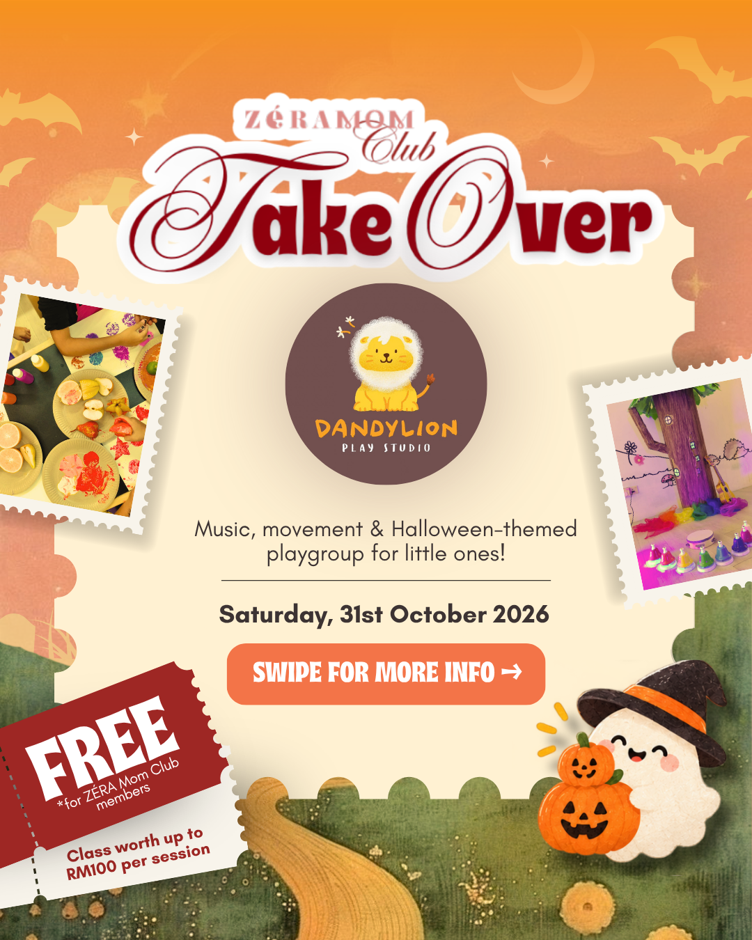 ZÉRA Mom Club x Dandylion Play Studio: Halloween Takeover!