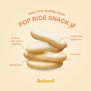 IBOBOMI Organic Pop Rice Snack -  Apple 30g - Image 2