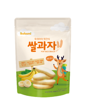 IBOBOMI Organic Pop Rice Snack - Banana 30g - Image 5