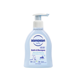 Sanosan Baby Bath & Shampoo 200ml - Image 2