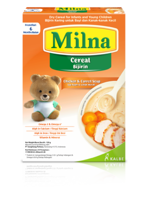 Milna Baby Cereal Chicken & Carrot Soup For 6+ Babies (120g) - Image 2