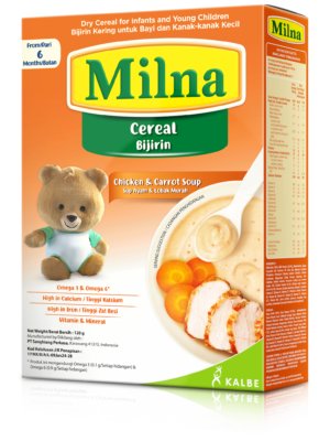 Milna Baby Cereal Chicken & Carrot Soup For 6+ Babies (120g) - Image 4