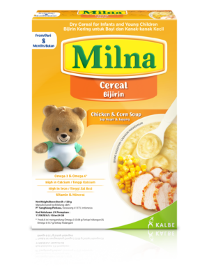 Milna Baby Cereal Chicken & Corn Soup (120g) For 8+ Babies - Image 2