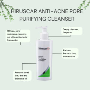Hiruscar Anti-Acne Cleanser+ 100ml - Image 3