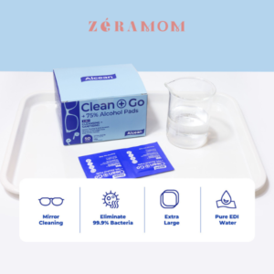 Alcean - Clean+Go 75% Classic Alcohol Pads 50 Wipes - Image 3
