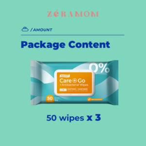 Alcean - Clean+Go Antibacterial Classic Wipes 50 sheets - 3 in 1 Bundle Pack - Image 4