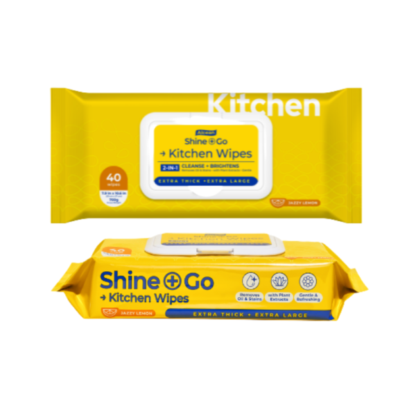 Alcean - Clean+Go Kitchen Wipes 40 sheets