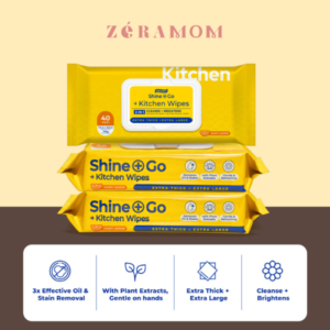 Alcean - Clean+Go Kitchen Wipes 40 sheets - Image 2