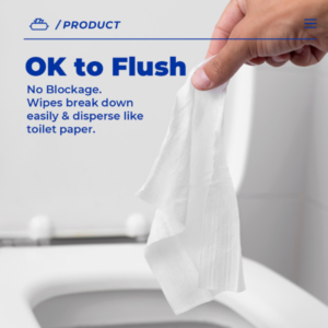 Alcean - Clean+Go Toilet Tissue Wipes - 8 sheets - 8 in 1 Bundle Pack - Image 3